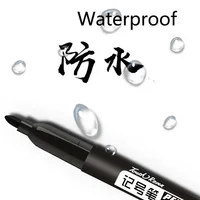 6 PCS Permanent Marker Pen Manga Drawing Markers Black Blue Red Waterproof Ink Sketch Pens Stationery Art School Supplies 4