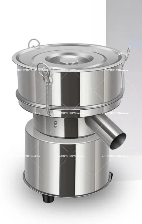 220V Mini Electric Vibrating Screen Powder Vibrating Sieving Machine Lab Sieve Shaker with 20CM Diameter Stainless Steel Sieve B