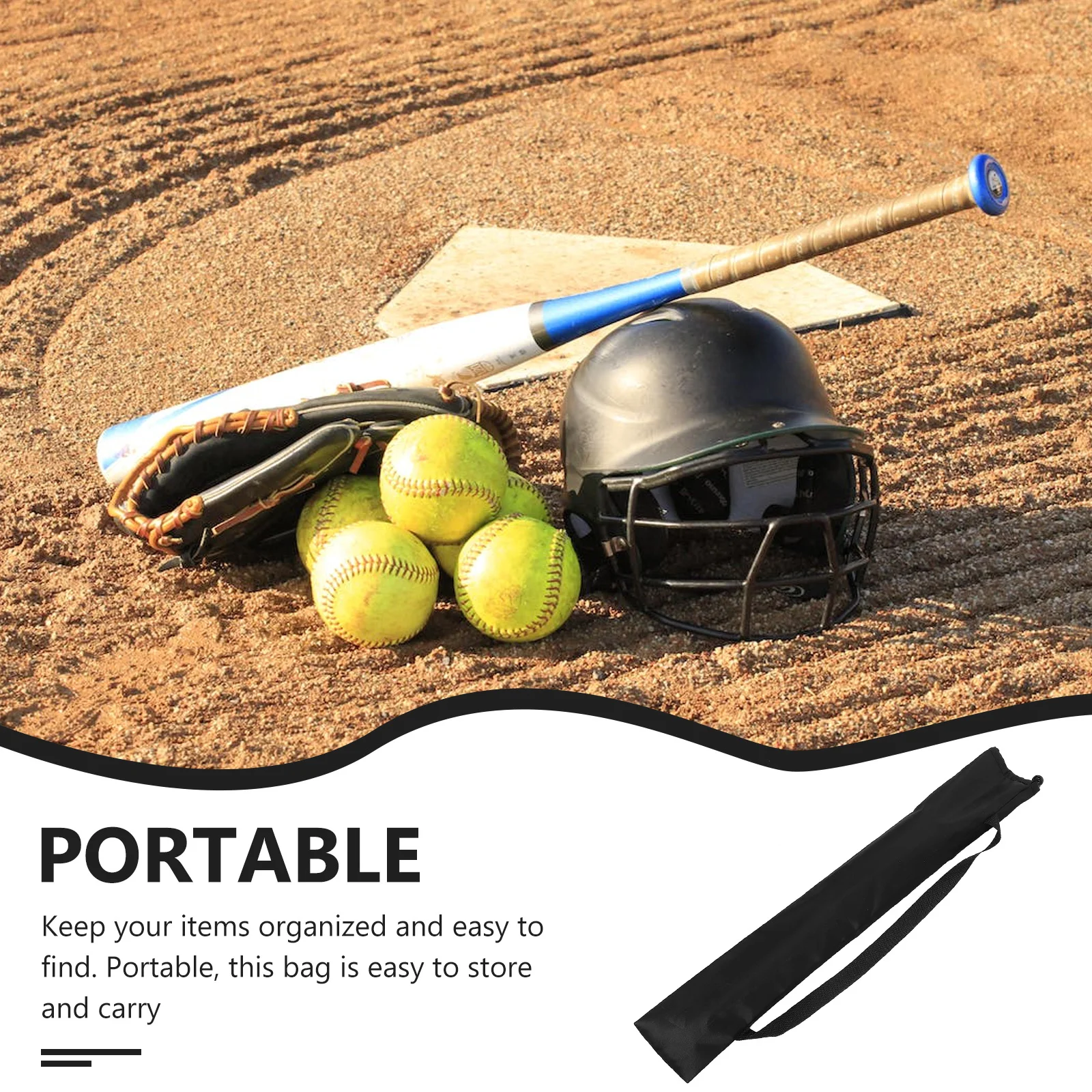 Girls Softball Bag Baseball Bat Duffel Bags for Traveling Stick Cue Child Youth Boys