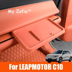 For Leapmotor C10 2024 2025 2026 Car Copilot Table Board Commodity Shelf Storage Board Air Outlet Storage Shelf Accessories