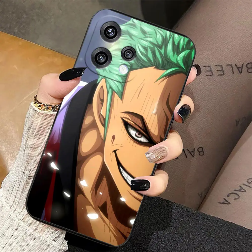 Phone Case For OPPO RENO 16 16F 15 15F 14 14F 13 13F 12 11 11F 10 8T 8 7 6 LITE TPU Funda Coque Shell Cover One Piece Luffy Zoro