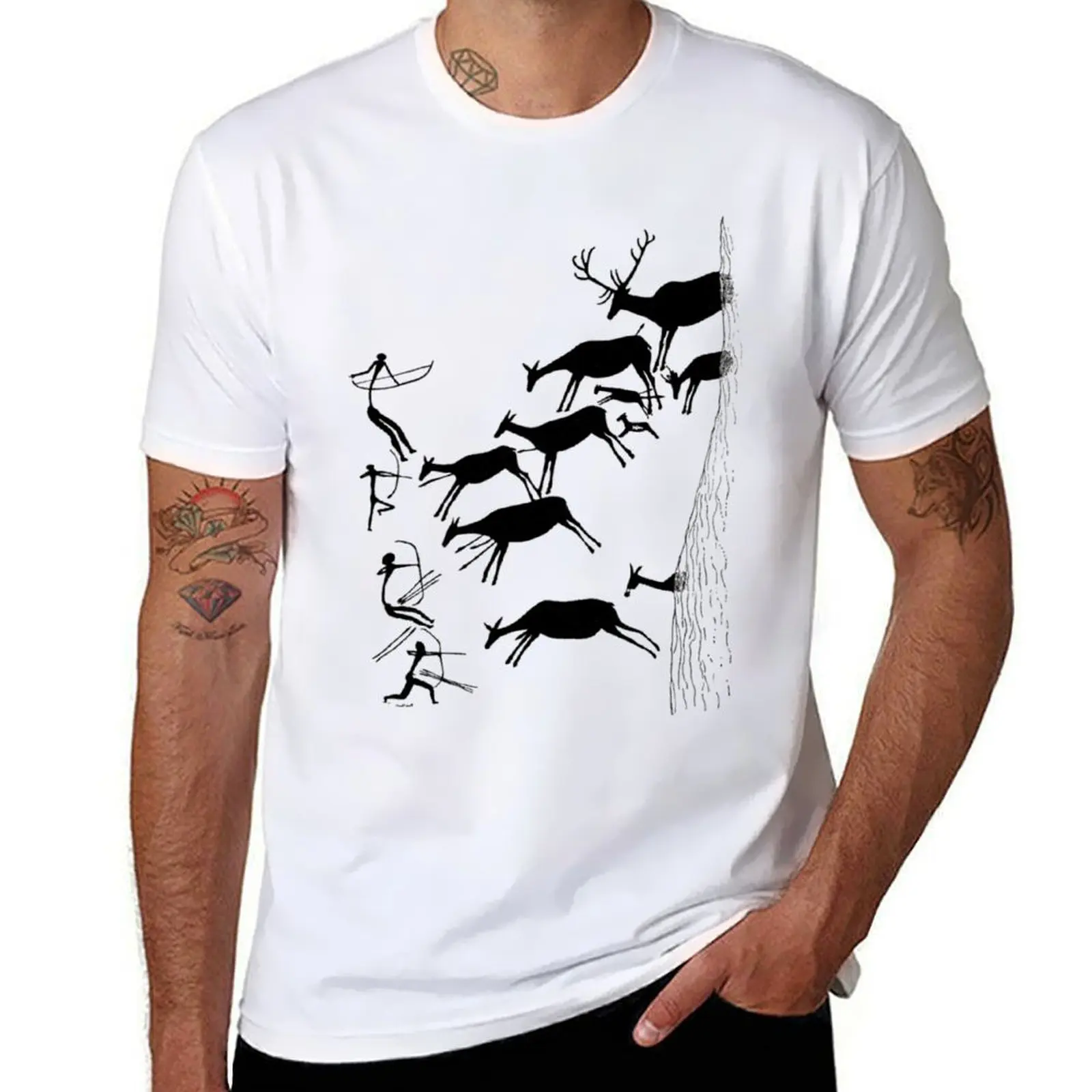 

Stag Hunting in Valltoria T-Shirt cotton t shirts high quality printed t shirts for man T-Shirt