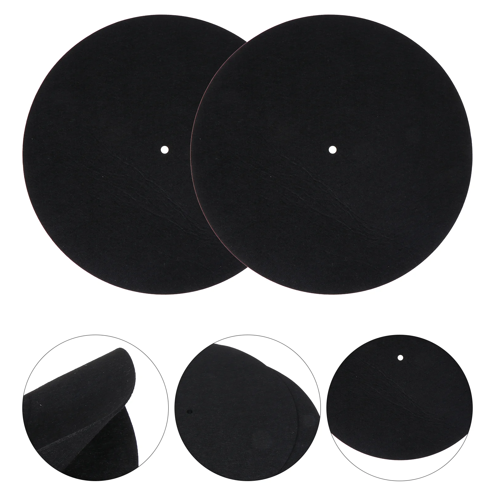 Disc Player Record Mat Turntable Platter Protective Vinyl Pad Accessories Anti-Static Felt