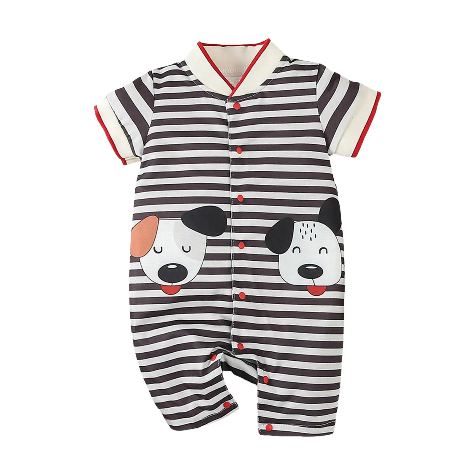 

Боди Kw, тонкая одежда для малышей, детское боди с короткими рукавами и принтом щенка для детей, 3-летнее боди