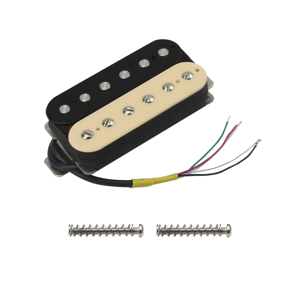 Set of Vintage Alnico 5 HSS Pickups Single Coil & Humbucker Pickup SSH Guitar Parts, Cream+Zebra Color