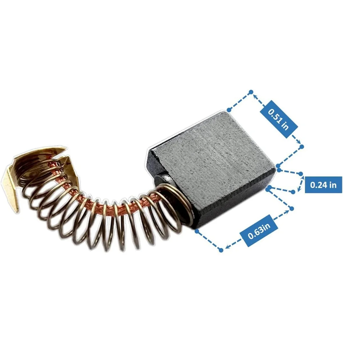 แปรงคาร์บอน 10 คู่สําหรับ CB-153 CB-154 CB-155 CB-157 CB-161 CB-163 เครื่องบดมุม