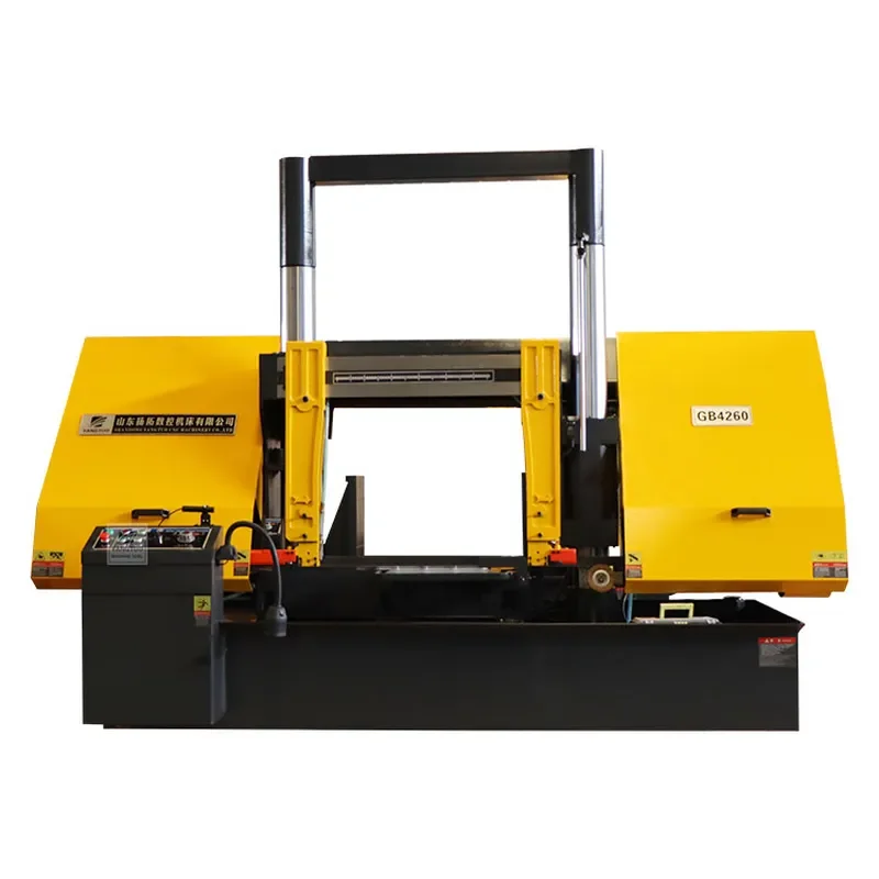 for GH4260 Single Sided Metal Band Saw Hand Operated Band Saw with Motor for Cutting Metal