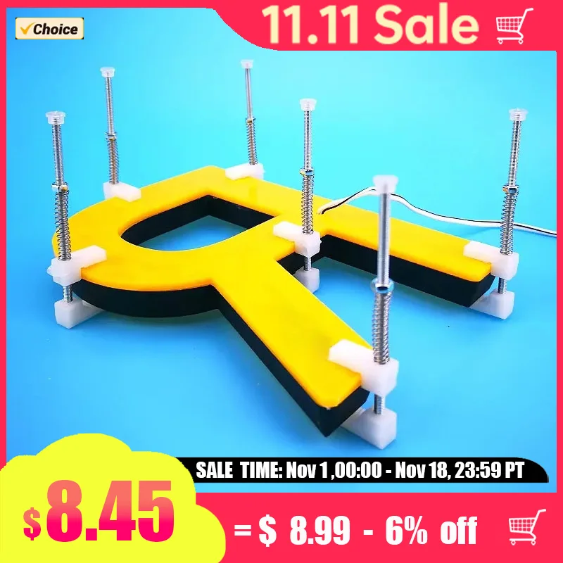 Locating Clip for Small Letters Mini Sign Sign-making Tool Acrylic Gluing Fixer 10pcs in Stock