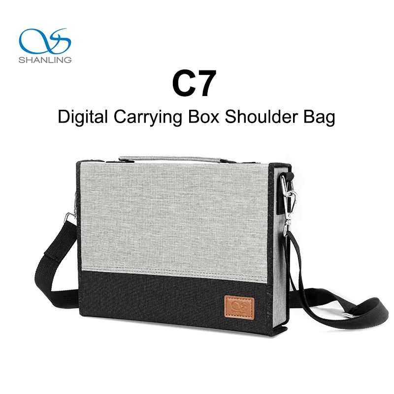 SHANLING C7 Digital Carrying Box Shoulder Bag Anti-Pressure Scratch-Proof Design for M0 PRO Player/Earphone/DAC AMP Accessories