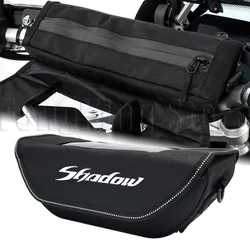 For Honda Shadow VT 400 600 750 1100 VT400 VT600 1300 Motorcycle accessory Waterproof And Dustproof Handlebar Storage Bag