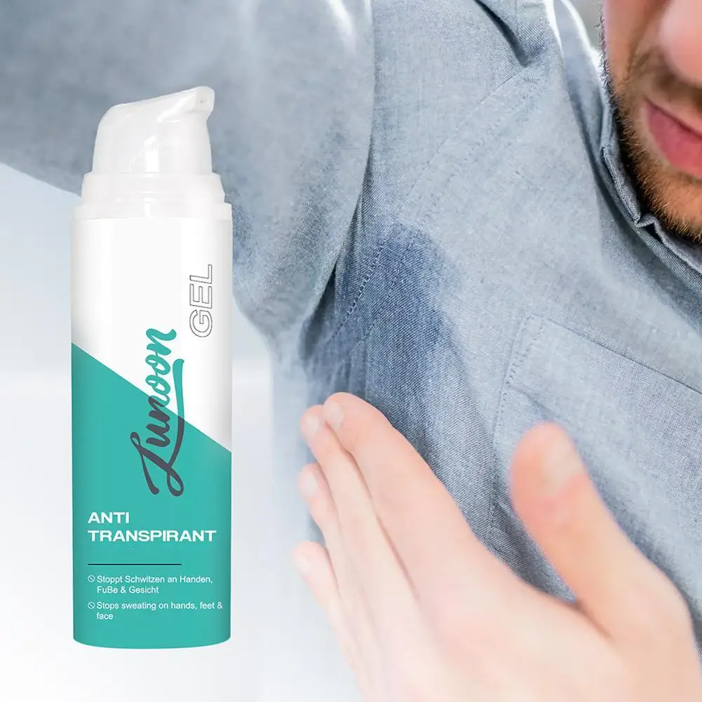 Antiperspirant Gel 50ml Against Sweaty Hands, Sweaty Feet And Sweating On The Face Against Heavy Sweating On The Head for Adult