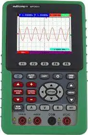 MULTICOMP PRO MP720015 EU-UK Oscilloscope, DMM, Handheld DSO, 1 Analogue, 60 MHz, 500 MSPS, 24 kpts, 5.8 ns