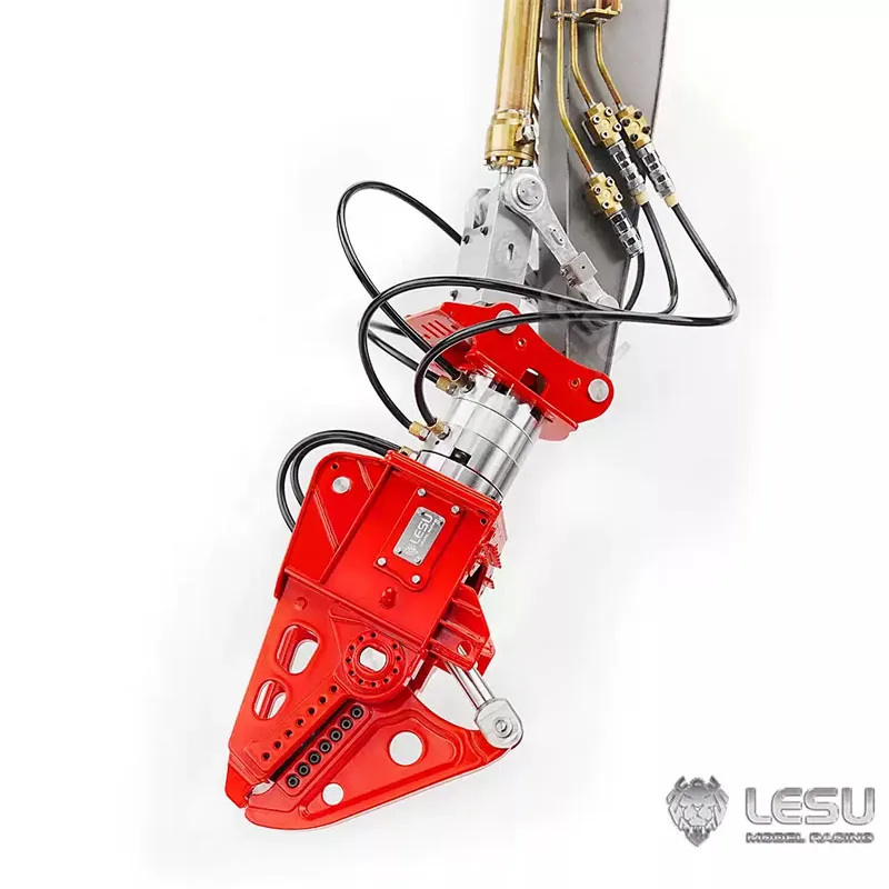 270° Rotatable Hydraulic Shear Metal Clamp for 1/14 LESU ET35 LR960 ZX490 ET30H ET26L LR945 SK500 374F RC Excavator Digger Gift