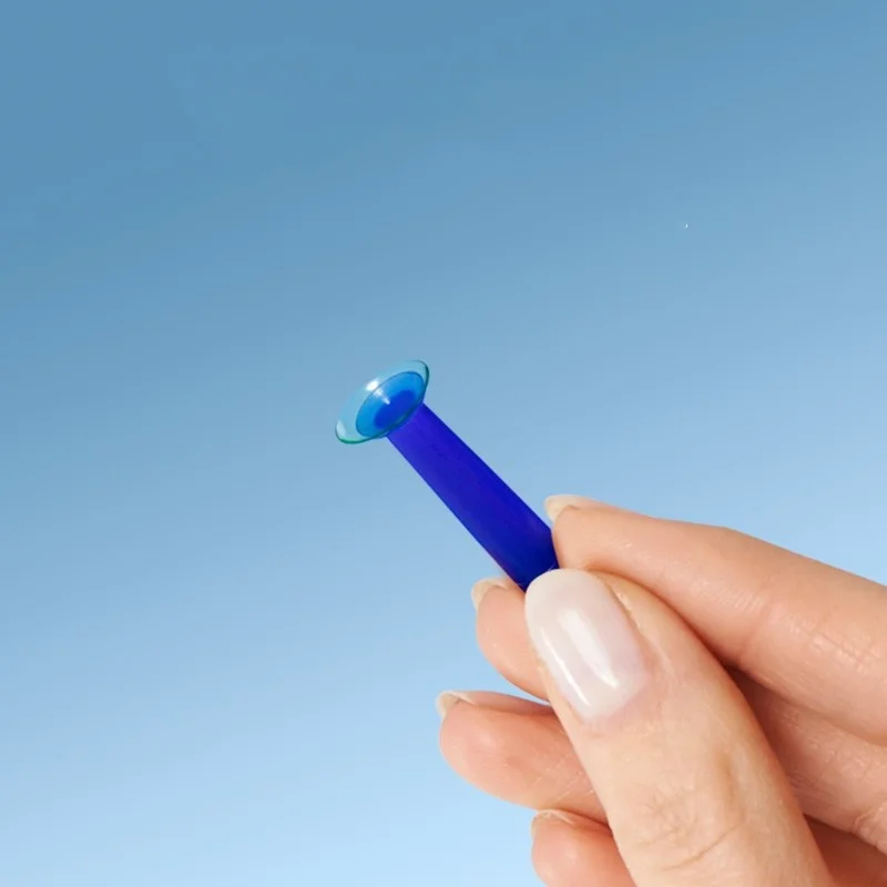1PC Handliche Silikon Kontaktlinsen Kleine Saugnäpfe Stick Für Mini Kontaktlinsen Inserter Remover-Tool