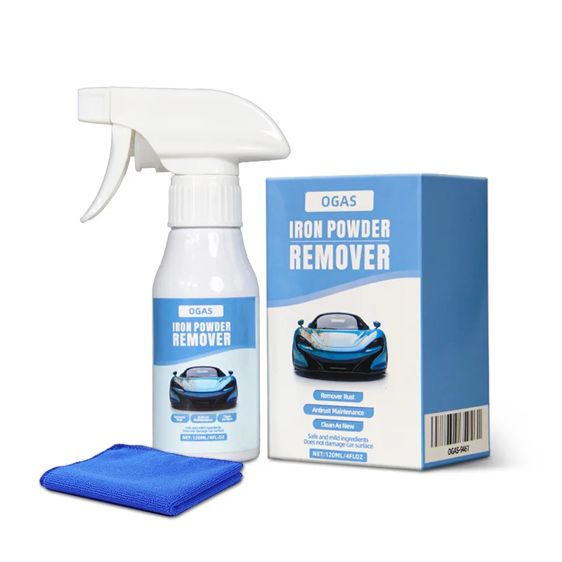 120ml Car Rust Remover Spray Anti-rust Protection Safe For Paint Metal Wheel Kitchen Hardware Multipurpose Rust Stain Cleaner With Cleaning Towel