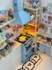 1:6 인형 집 미니 모델 가구 액세서리, 금속 스토브 주방 가전, Bjd Ob11 Gsc Blyth 군인 롤 미니어처 오븐 6