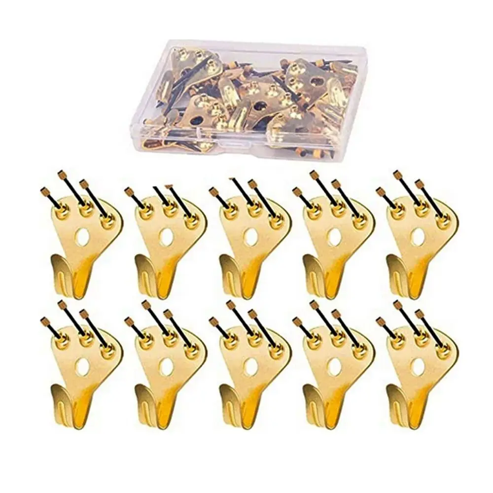 Iron Photo Frame Hooks Combination Set No Trace Multifunctional Painting Frame Hangers Durable High Strength