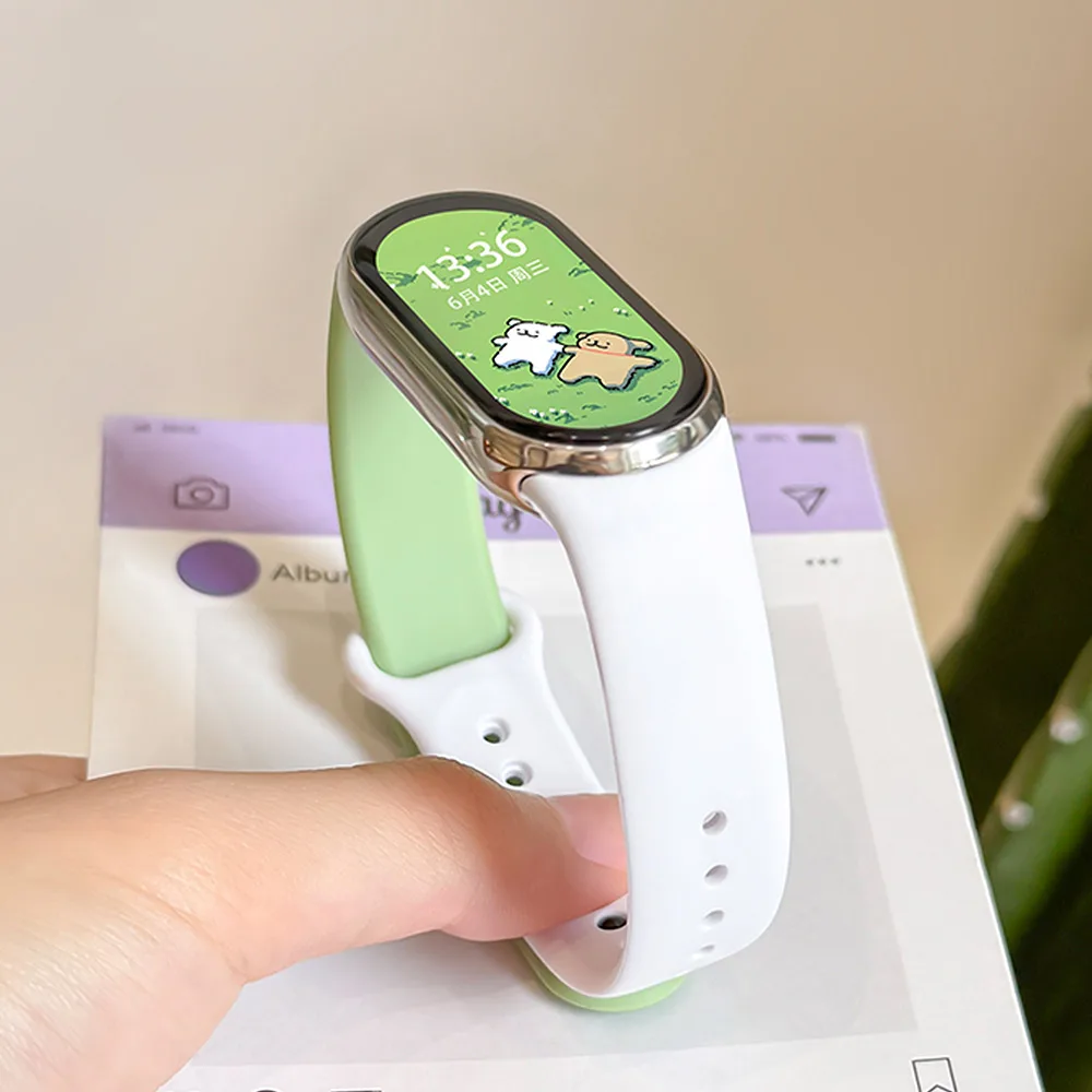 

Новый ремешок для Xiaomi Mi Band 10/8 NFC, силиконовый браслет на запястье Miband 9, NFC, сменный спортивный ремешок Pulse Correa Mi Band 9 8 10