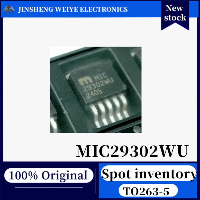 (5/20) MIC29302WU-TR 29302WU SMD TO263-5 Low Dropout Voltage Regulator, Brand New Imported Original Stock, Electronic Equipment