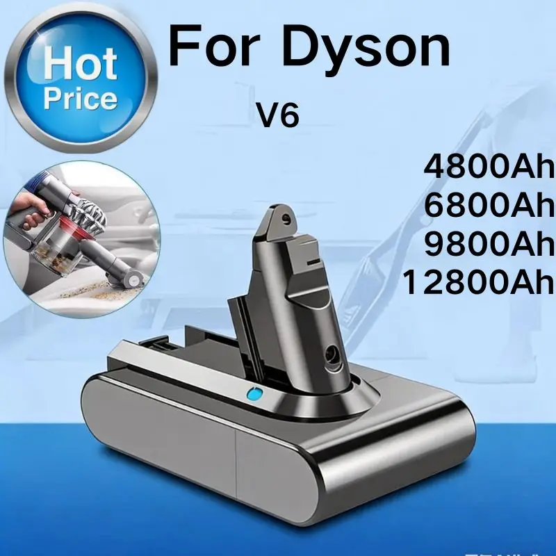 

TO Dyson V6 Replacement Battery Absolute Vacuum Cleaner Power Tools CordlessTO Dyson DC58 DC59 DC62 SV03 SV05 SV09