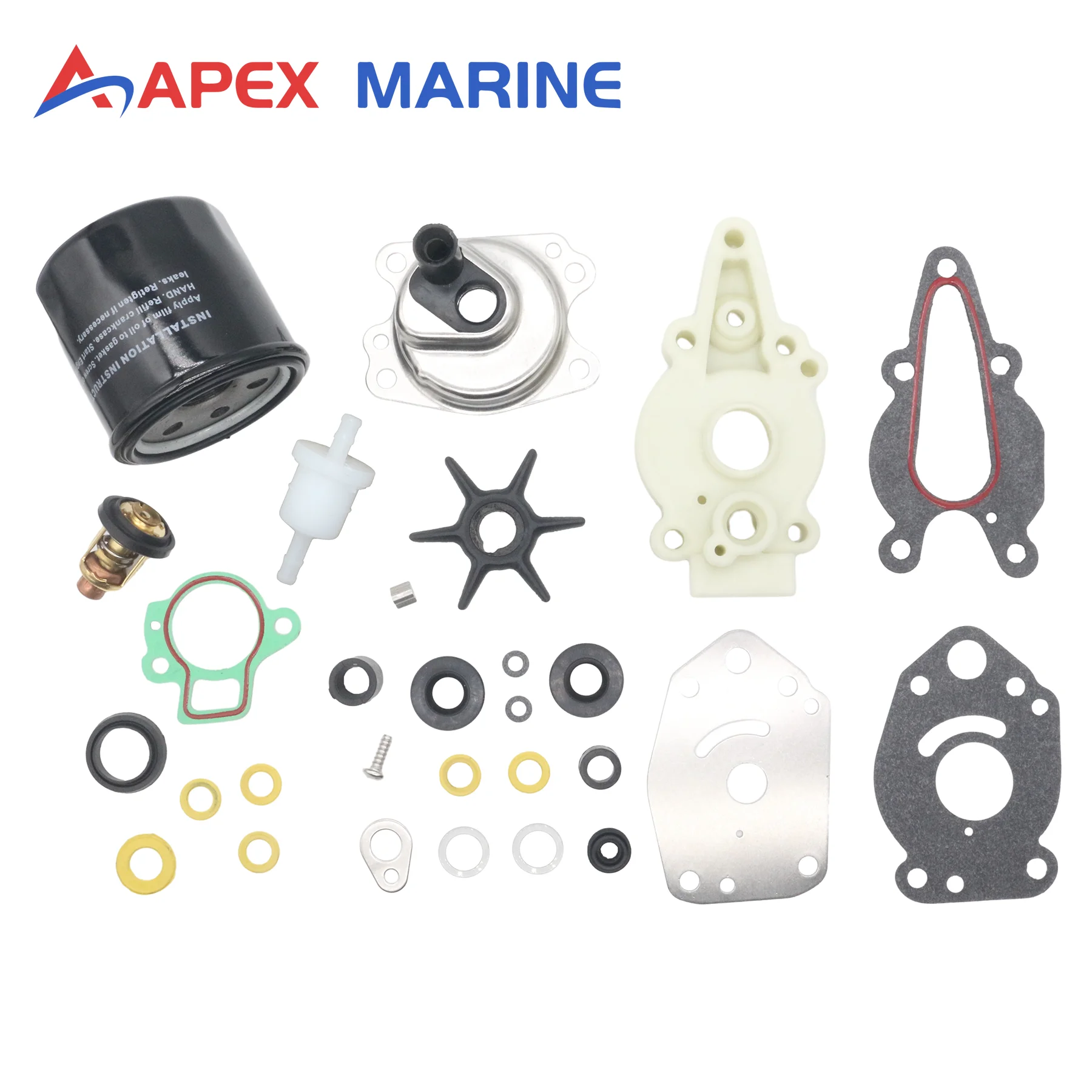 

Maintenance Repair Kit Compatible with Mercury 8HP 9.9HP 15HP 4-Stroke Outboard Motors Parts Replaces 46-42089A5 47-42038-2