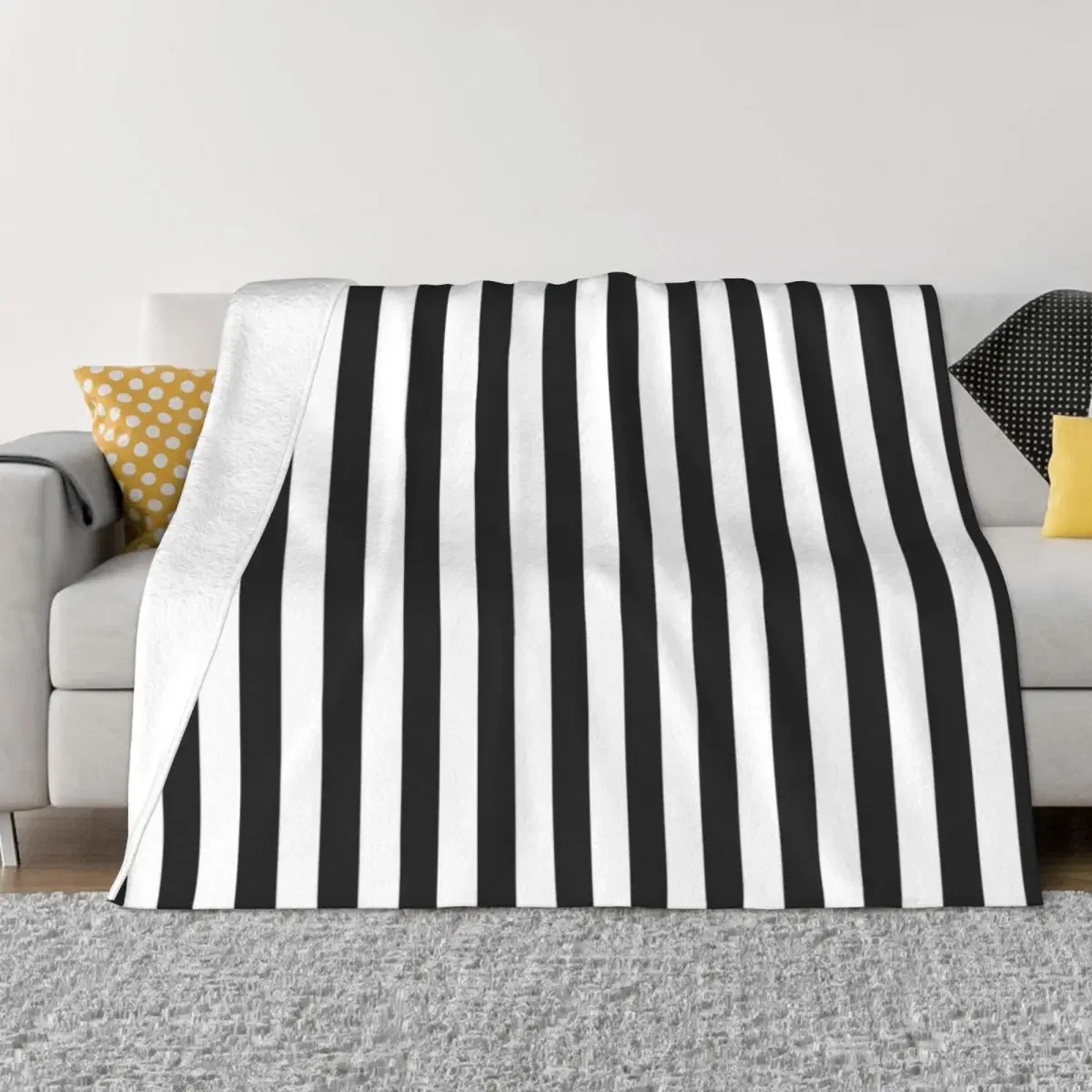 black white stripes Throw Blanket blankets and throws halloween