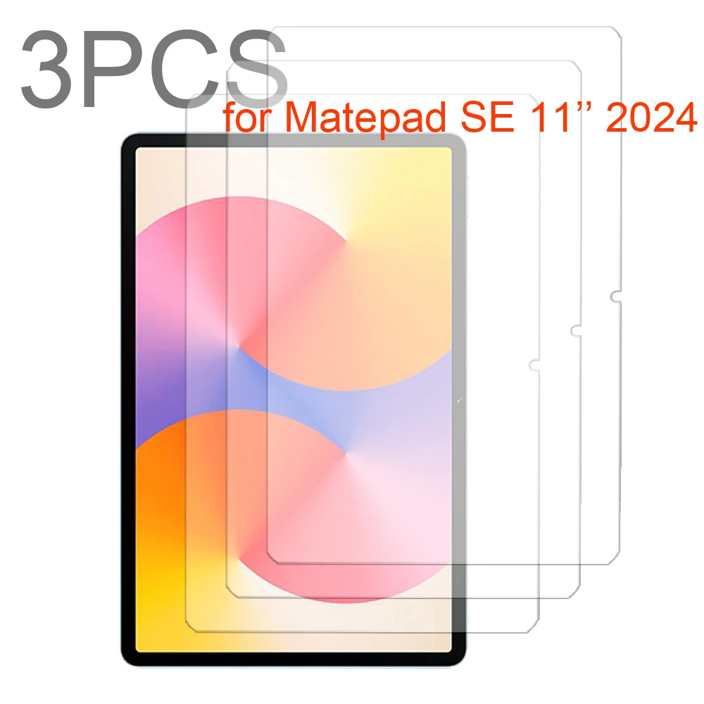 

3PCS Glass screen protector for Huawei matepad SE 11'' 2024 tablet protective film 9H hardness