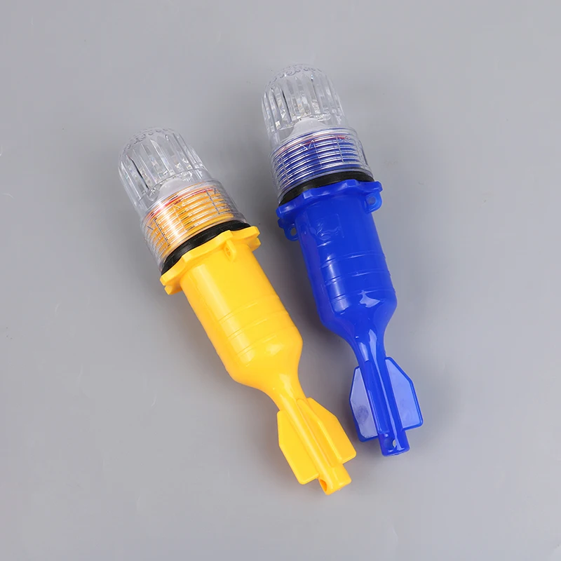 1 قطعة ضوء الصيد تحت الماء صافي منارة العوامة إشارة مؤشر مصباح السحر صياد السمك ضوء فلاش مزدوج