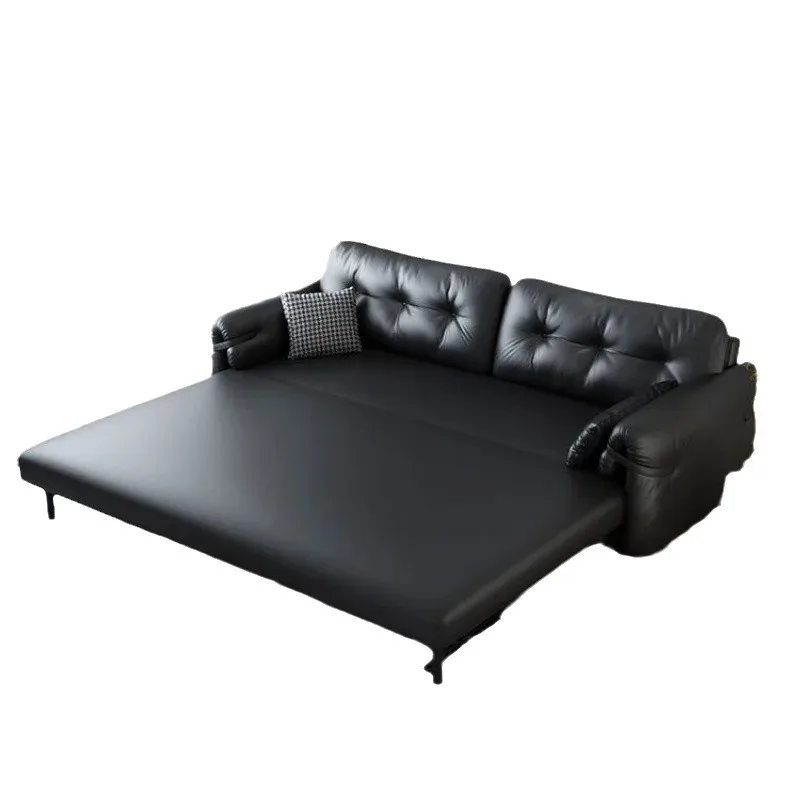 Modern light luxury cat scratching sofa bed foldable retractable dual-purpose living room study home sofa bed