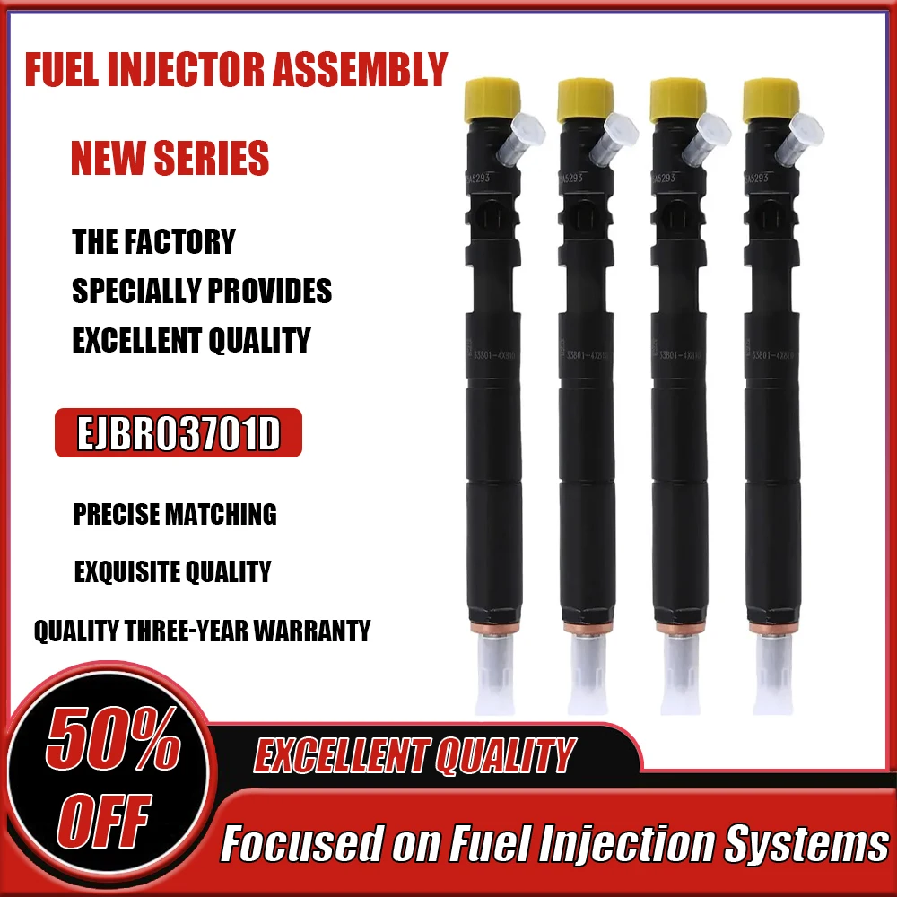 

1PC Diesel Fuel Injector EJBR03701D for Hyundai Terracan KIA Carnival Sedona 2.9 CRDI 33800-4X800 for Fuel Supply System