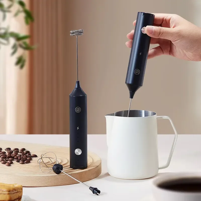 ZeroHero Portable Stainless Steel Rechargeable Electric Milk Foaming Agent Coffee Foaming Agent