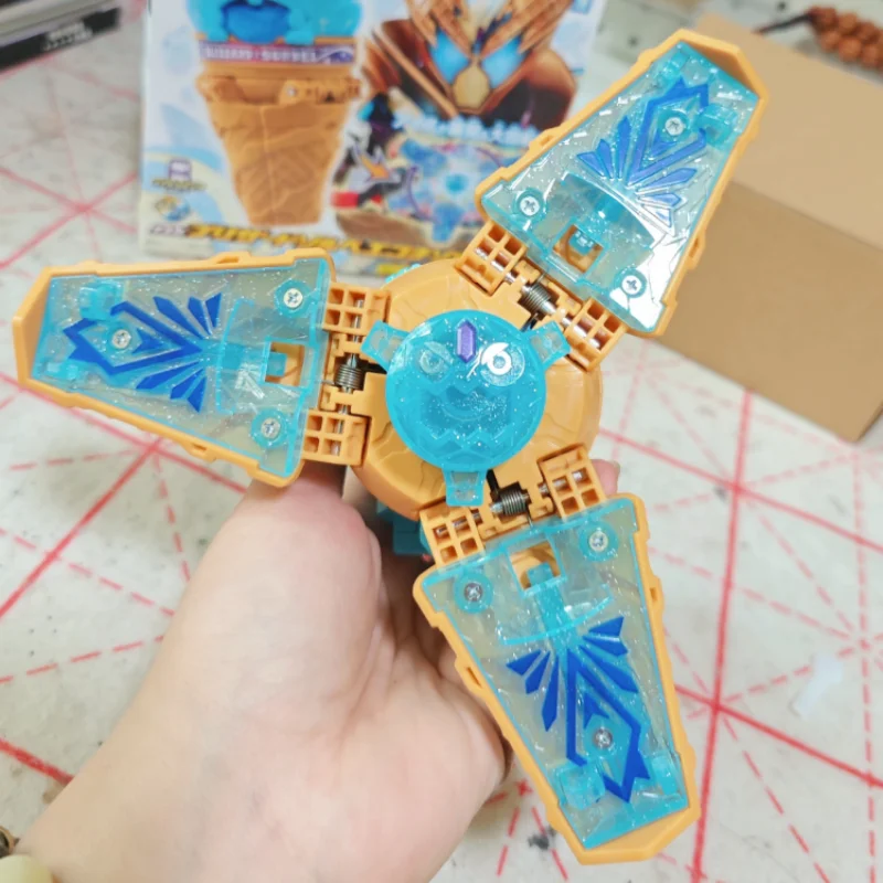 Bandai Original Dx Kamen Rider Gavv Blizzardsorbei Gochizo Ice-Cream Cone Valen Smoothie Anime Action Figure Model Doll Toy Gift