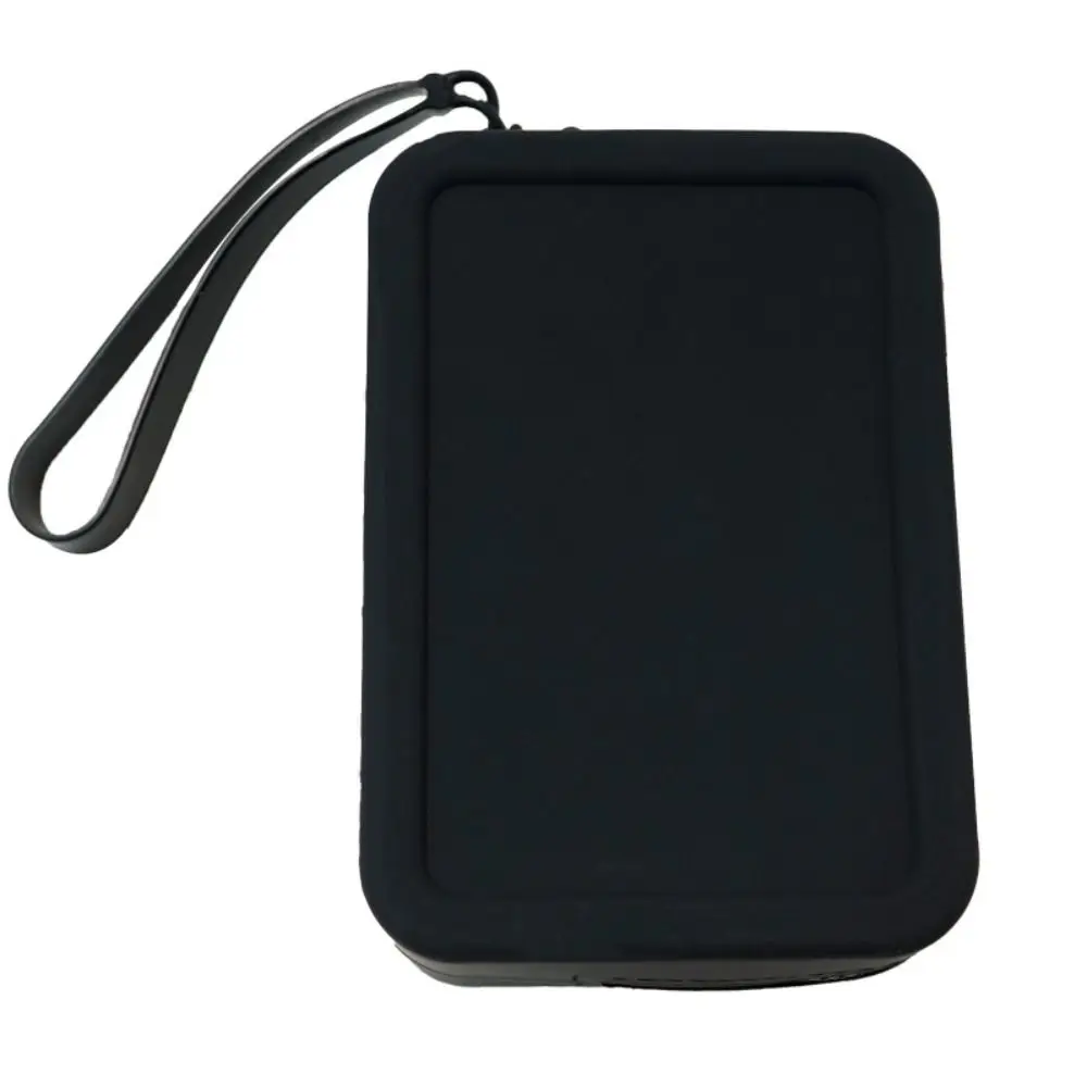 Morandi Color Silicone Cosmetic Bag Rectangle Large Capacity Multifunction Storage Bag Makeup Brush Holder Solid Color