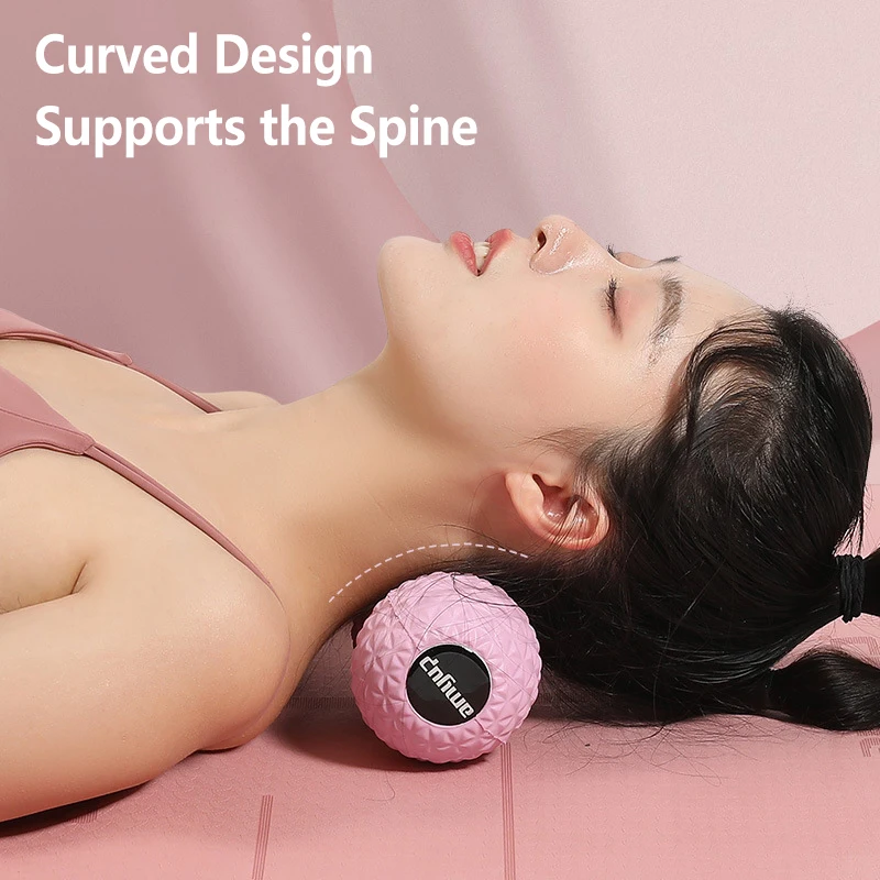 Peanut Ball Massage Ball Exercise Relaxing Neck, Foot Meridian, Fascia Ball Fitness Yoga Supplies Yoga Ball