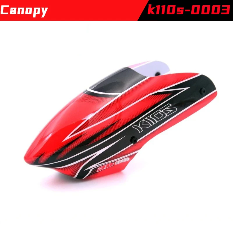 Wltoys XKS K110S K110 RC accesorios de helicóptero Servo hoja engranaje Motor Rotor cabeza cola dosel ESC tablero para piezas de mejora K110S
