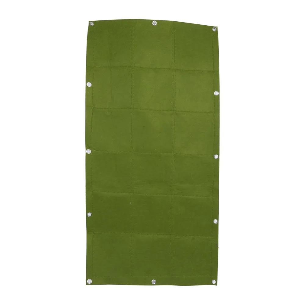 Durable 18/15 Pockets Plant Grow Bag Degradable Breathable Plant Bag Reusable Felt Grow Bag Flower and Vegetable Planting