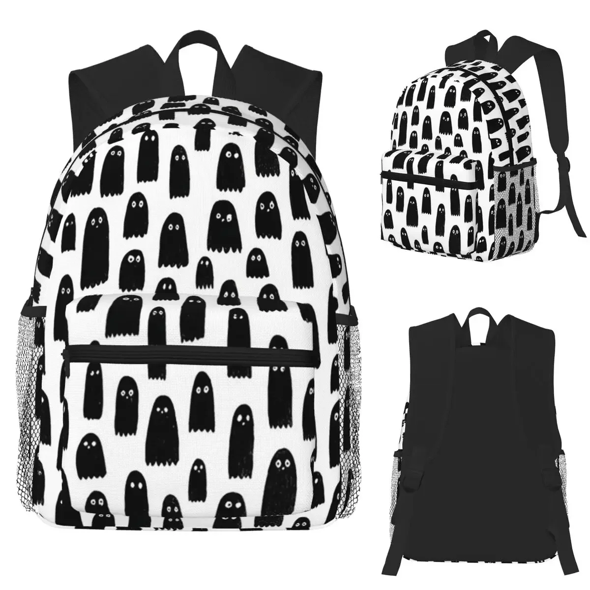 

Милый жуткий студенческий рюкзак с призраками на Хэллоуин, школьная сумка, походный дорожный рюкзак для мальчиков и девочек, сумка для книг, сумки на плечо
