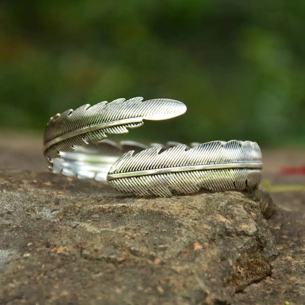 

Exquisite Silver Metal Armband Set Golden Alloy Leaves Arm Cuff Bracelets Armlet Adjustable Geometry Arm Bracelet Girls