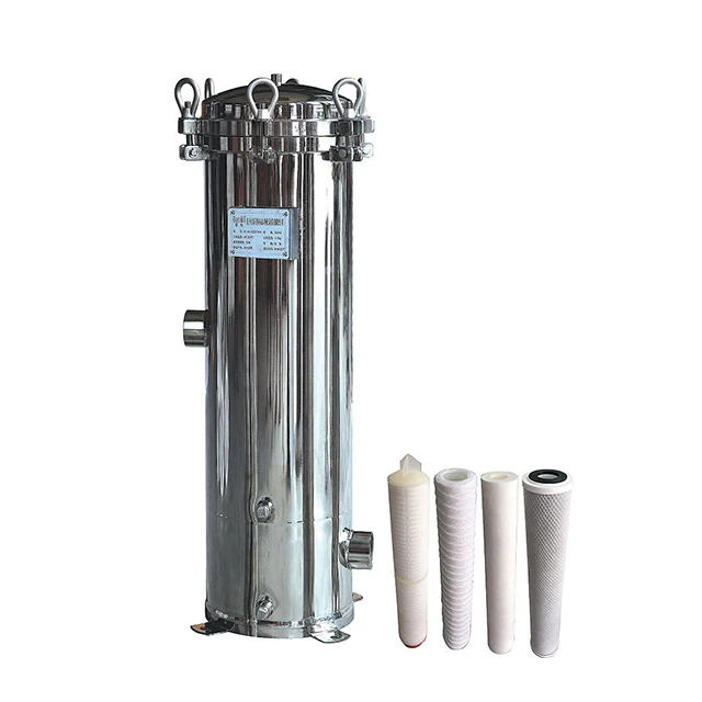 Stainless Steel  Multi Cartridge Filter Housing for Liquid Filtration for Manufacturing Plant Hotel