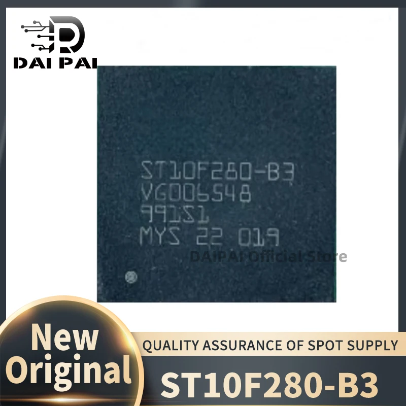 (1piece)100% New ST10F280-B3 BGA  Vulnerable chip of gearbox computer board Chipset