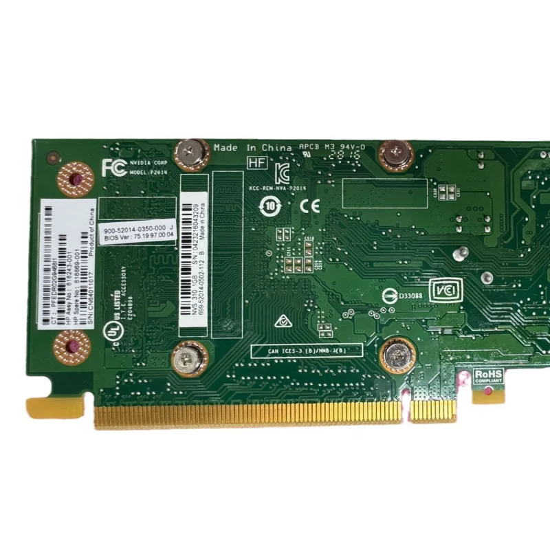 

Disassembly is suitable for Litai NVS310 graphics card 1G high definition interface multi-screen graphics card dual DP interface