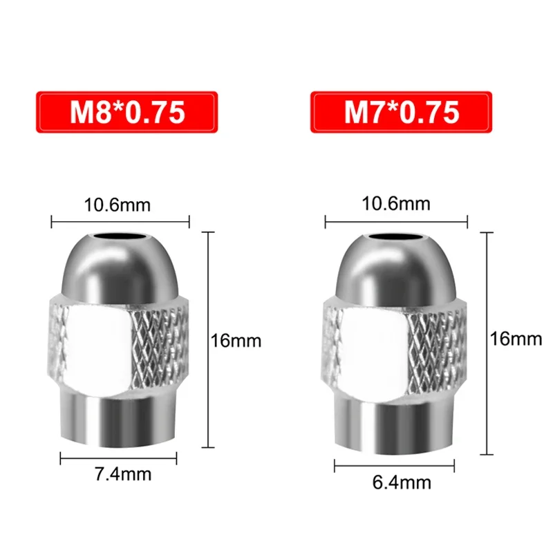 Set di punte da 0,5-3,2 mm Mini trapano in ottone pinza mandrino diametro gambo 4,2/4,3/4,8 mm per utensili rotanti Dremel M7/M8 * 0,75 mm set di accessori per dadi