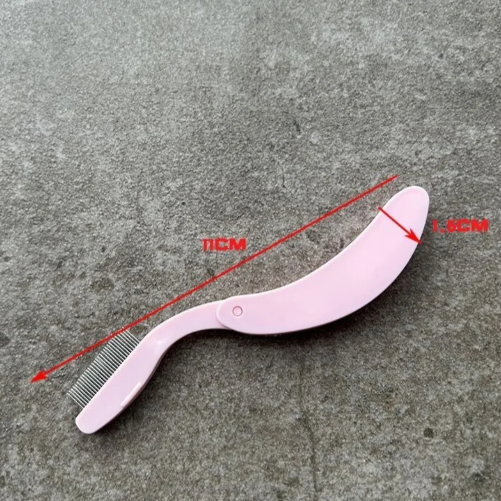 Nouveau peigne séparateur de cils pliable dents en acier inoxydable outil de séparation de cils Ultra-fin peigne de Mascara outils de maquillage