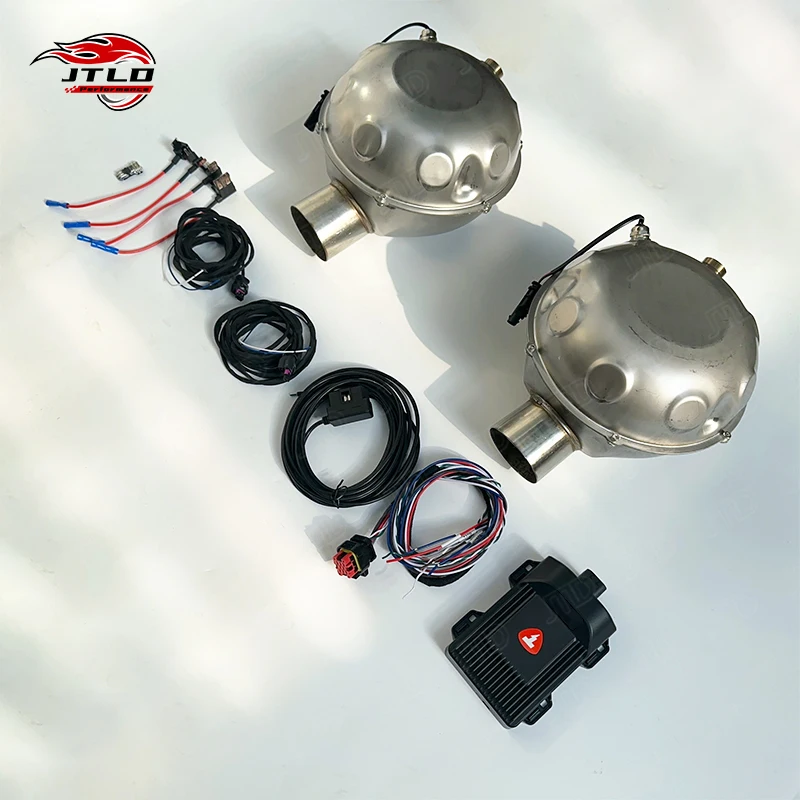 JTLD Car Smartphone Exhaust Electronic Active Exhaust Drums Booster Speakers Sound With Remote Control Smartphone Controller