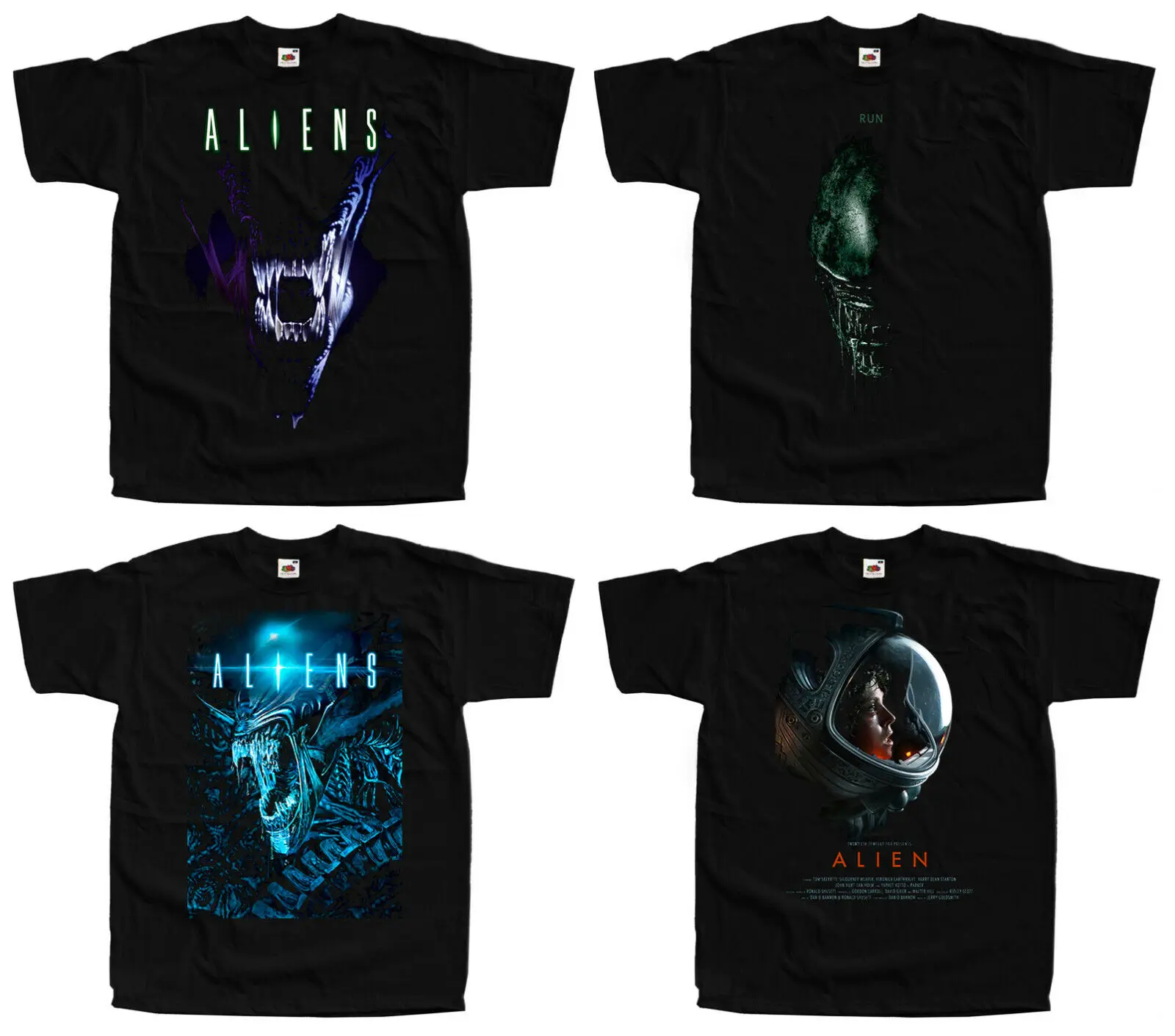 

ALIEN Aliens T SHIRT TEE 4 designs Horror Poster ALL SIZES cotton