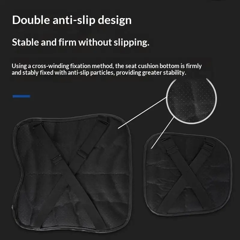 Universal 3D Gel Motorcycle Seat Cushion Breathable Shock Absorption Non-slip Soft for Men Women Motorcycle Riders