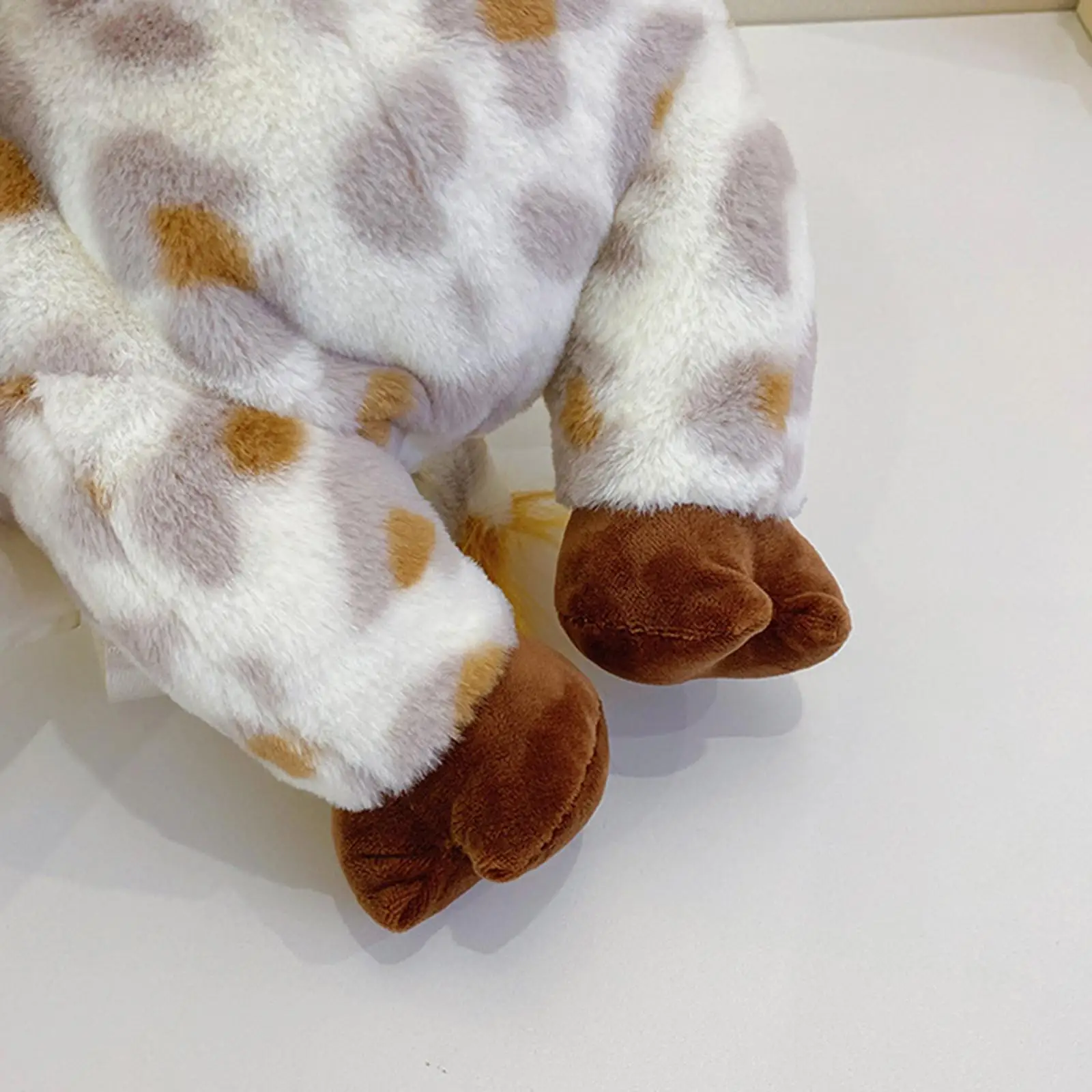 Plush Giraffe Backpack 7.87x5.12x14.57inch Women Girls Cartoon Giraffe Doll