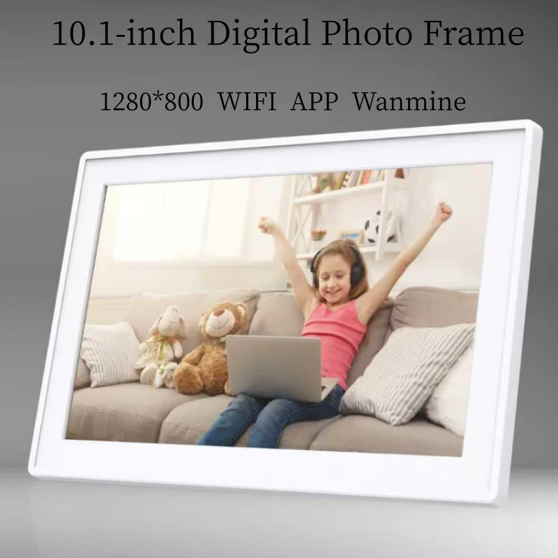 10.1-inch electronic calendar digital photo frame 1280 * 800 APP application calendar Creative Gift for Office & Bedroom