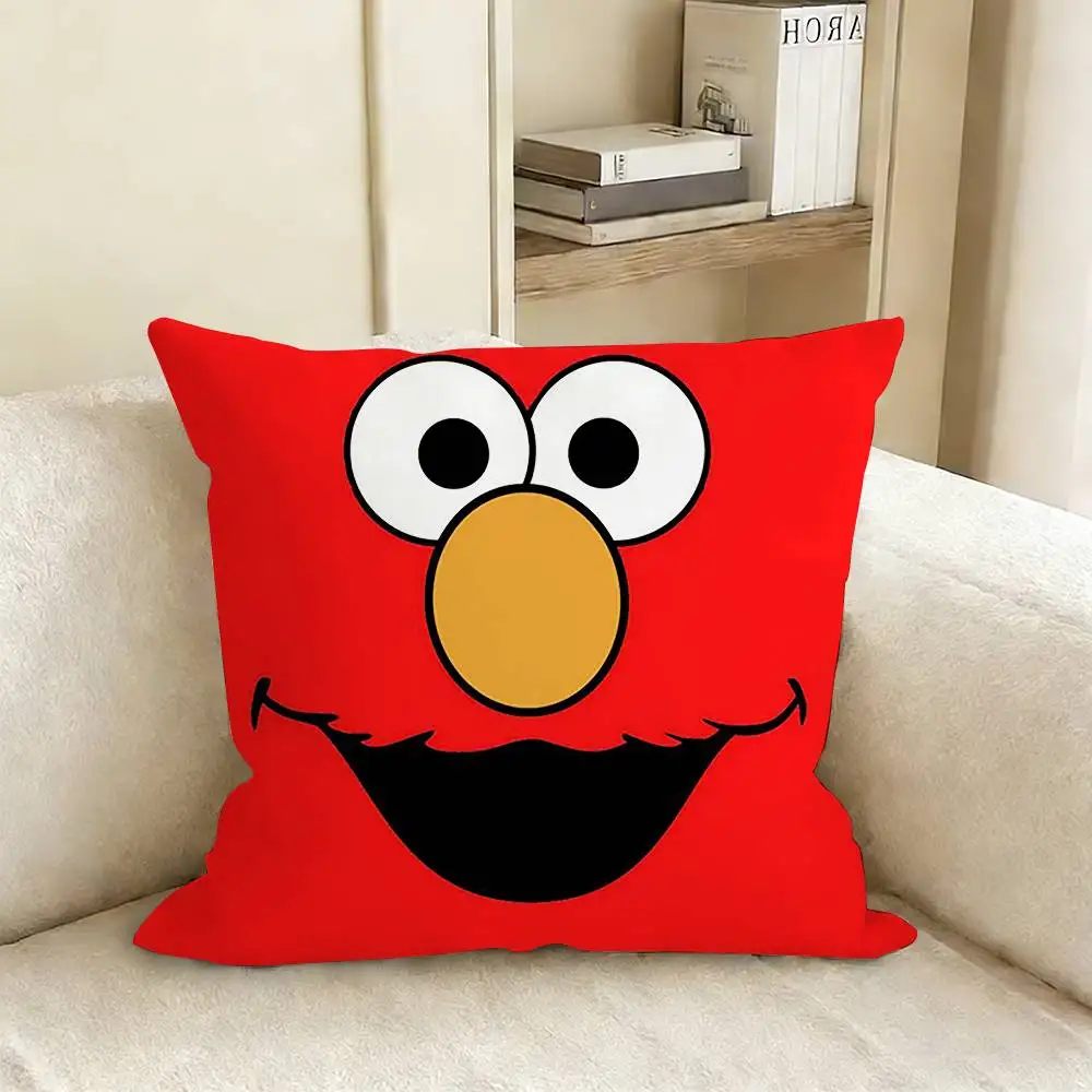E-ElmoS Red Pillow Cover Sofa Cushion Cover Home Room Decoration Children Gift