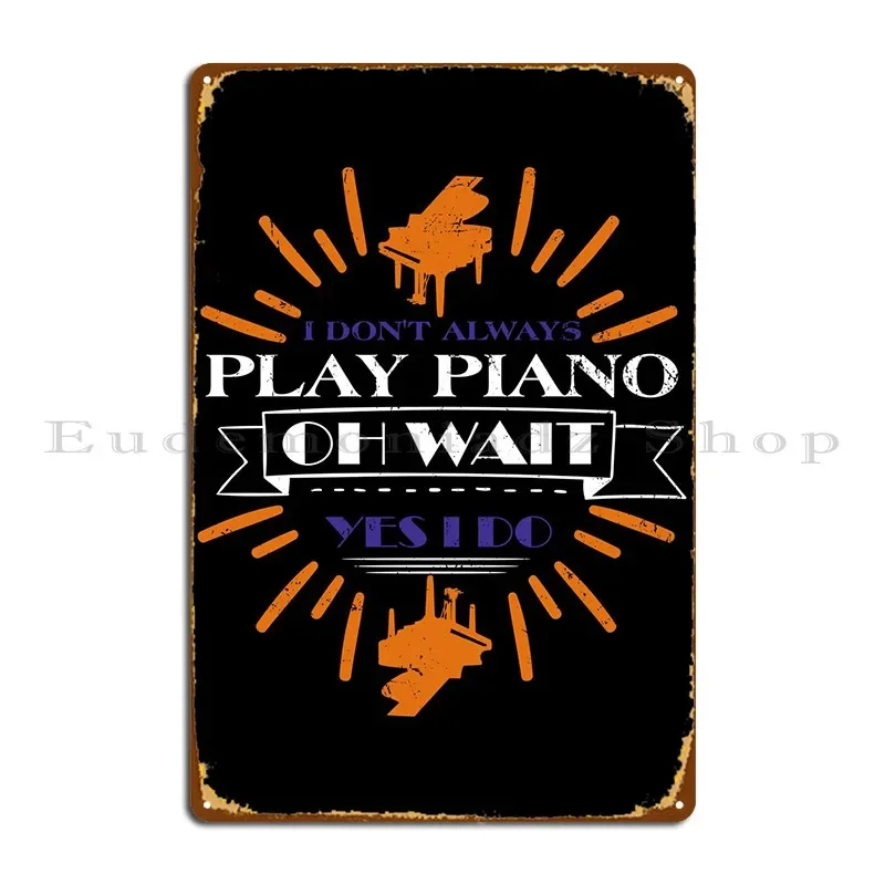 Two Grand Pianos Piano Metal Plaque Poster Cave Wall Mural Designing Designing Garage Tin Sign Poster